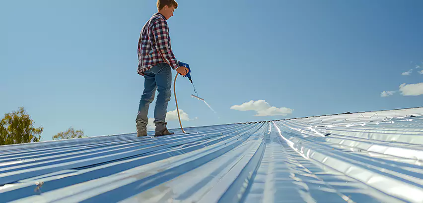 EPDM Roofing Installation Drip Edge in Huntley
