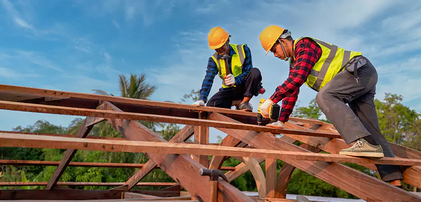Mobile Home Roof Truss Repair in Huntley