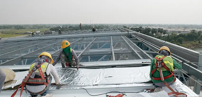 Commercial Roof Installation in Huntley