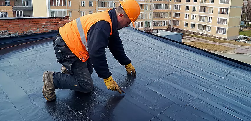 Residential TPO Roof Repair in Huntley