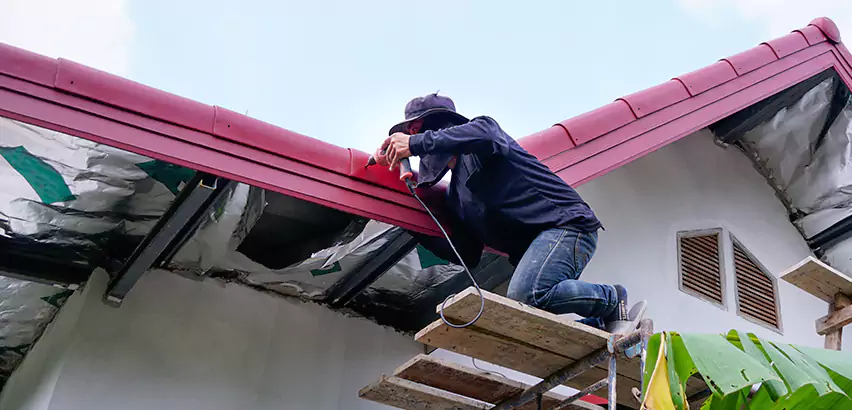 Residential Wind Damage Roof Repair in Huntley